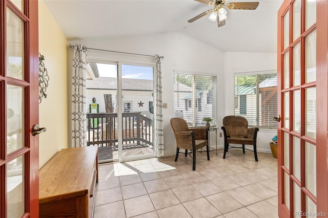 6480 W 60th Ave, Arvada, CO 80003 - sunroom / solarium featuring vaulted ceiling and healthy amount of natural light