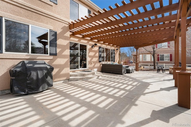 view of patio / terrace featuring area for grilling