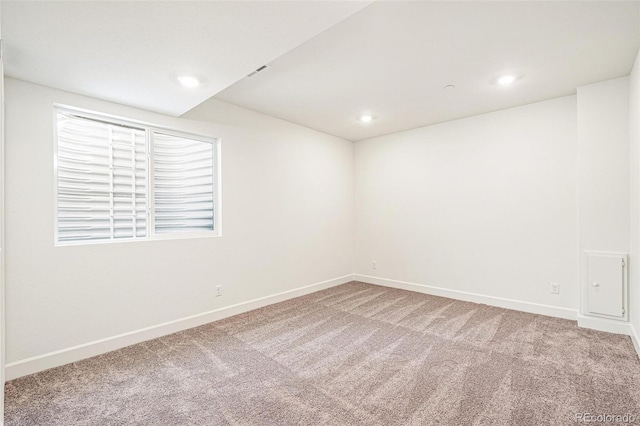 empty room with carpet floors