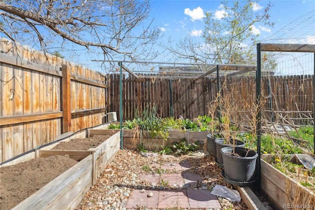4860 S Field Way, Littleton, CO 80123 - fenced backyard with a garden