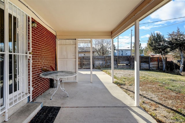 view of patio / terrace