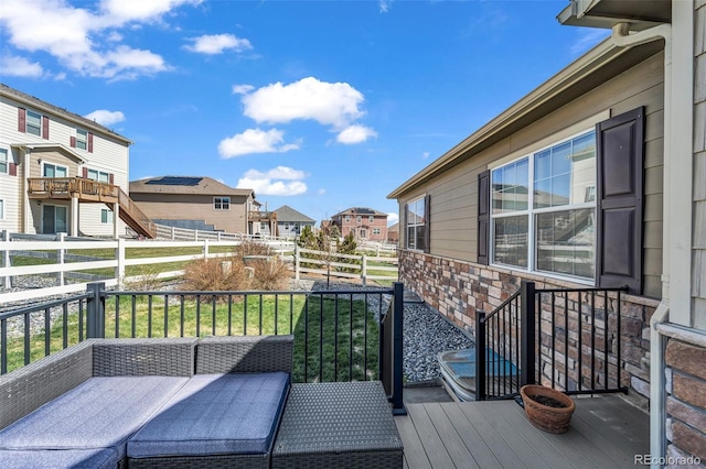 5996 Sun Mesa Cir, Castle Rock, CO 80104 - balcony with a residential view