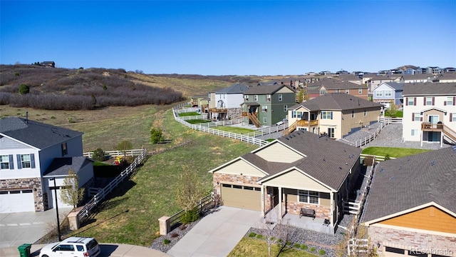 5996 Sun Mesa Cir, Castle Rock, CO 80104 - aerial view featuring a residential view