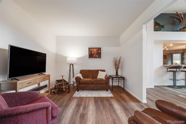 236 E Fair Ln, Centennial, CO 80121 - living room with wood finished floors and baseboards