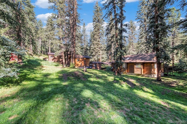 28192 Shadow Mountain Dr, Conifer, CO 80433 - view of green lawn