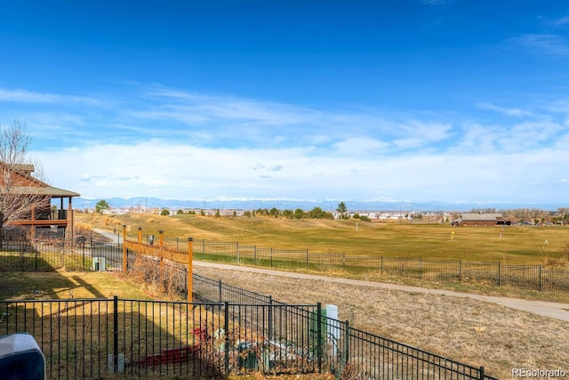 20341 E 48th Pl, Denver, CO 80249 - view of yard featuring a view of countryside and a mountain view