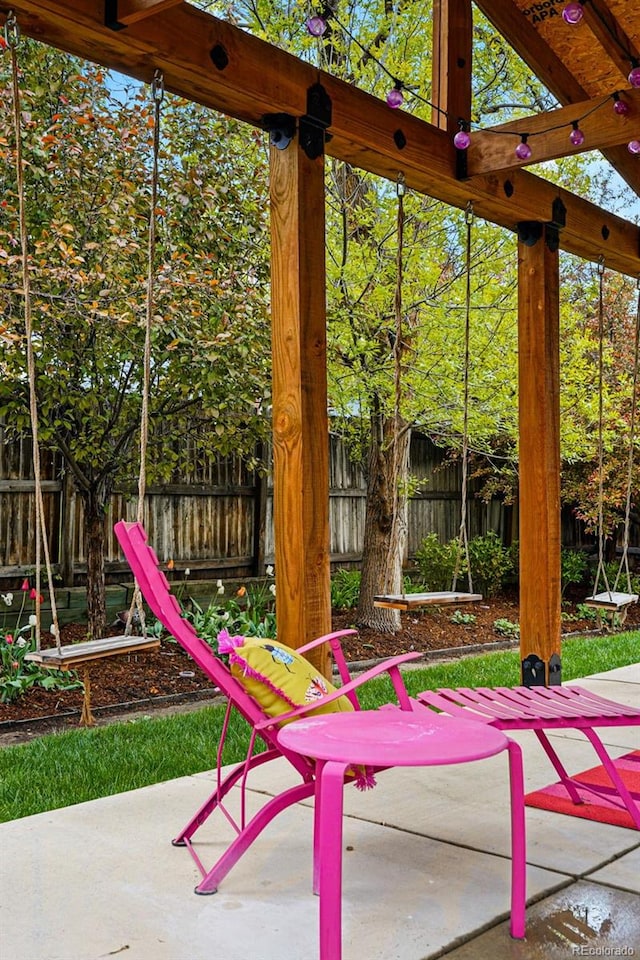 13313 Cherry Cir, Thornton, CO 80241 - exterior space featuring a fenced backyard and a patio