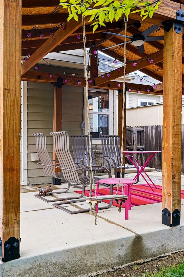 13313 Cherry Cir, Thornton, CO 80241 - view of patio with fence