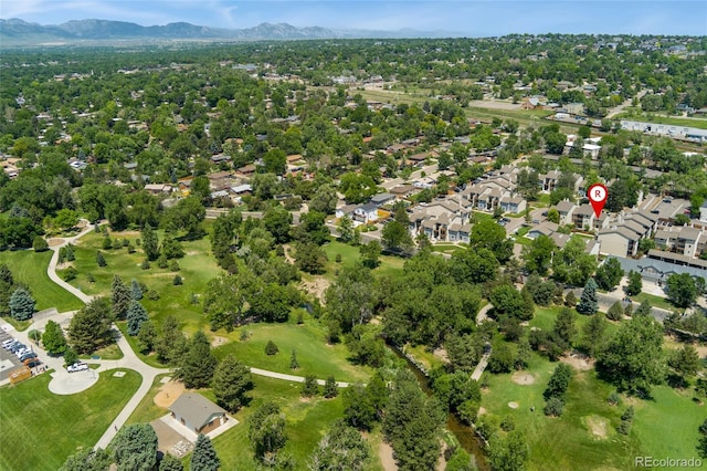 6011 Yarrow St Unit I, Arvada, CO 80004 - aerial view of property's location featuring mountains