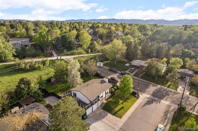 view of property location featuring a mountain backdrop