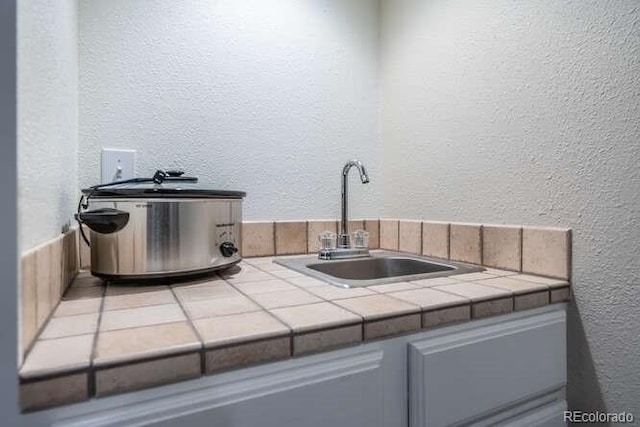 7176 S Pierson St, Littleton, CO 80127 - detailed view of a sink and a textured wall