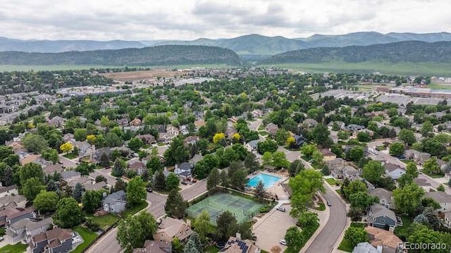 7176 S Pierson St, Littleton, CO 80127 - aerial view of mountains