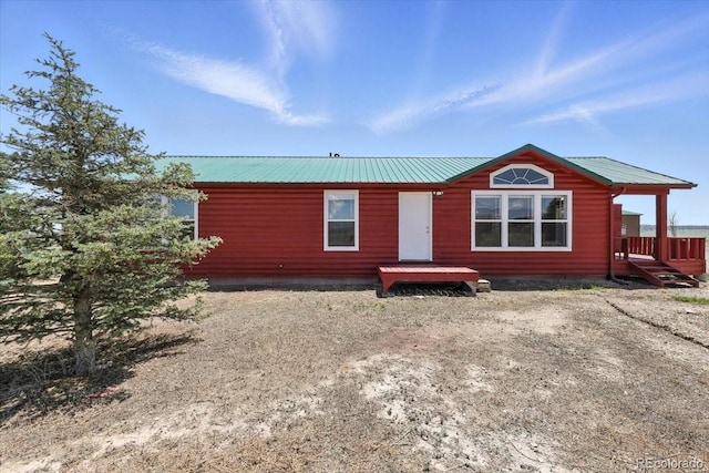 3316 Carlson Rd, Rye, CO 81069 - view of front facade featuring a metal roof