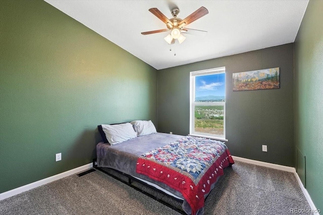 3316 Carlson Rd, Rye, CO 81069 - bedroom with carpet flooring and ceiling fan