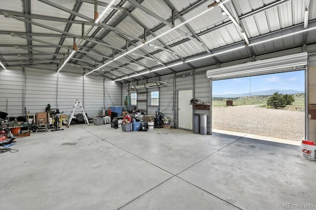 3316 Carlson Rd, Rye, CO 81069 - garage with a mountain view and metal wall