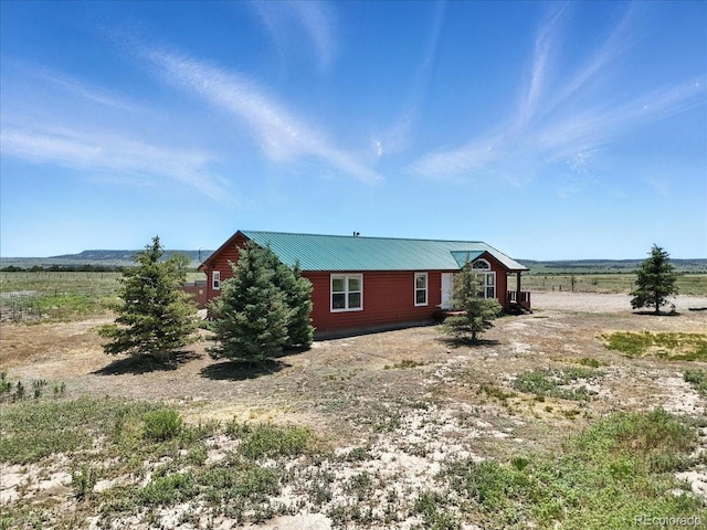 3316 Carlson Rd, Rye, CO 81069 - view of front facade featuring a metal roof
