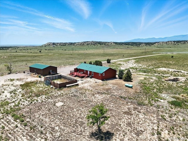 3316 Carlson Rd, Rye, CO 81069 - aerial view of sparsely populated area with mountains