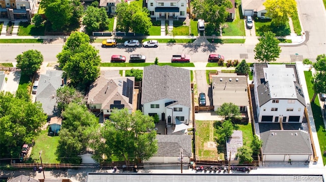 2571 S Cherokee St, Denver, CO 80223 - aerial perspective of suburban area