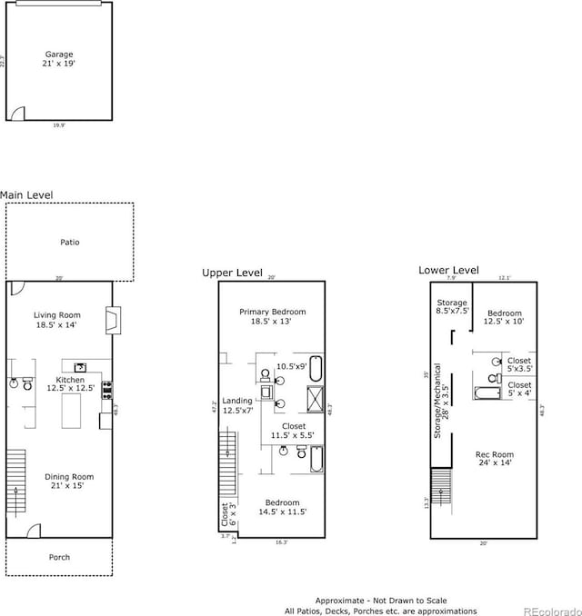 2571 S Cherokee St, Denver, CO 80223 - view of property floor plan
