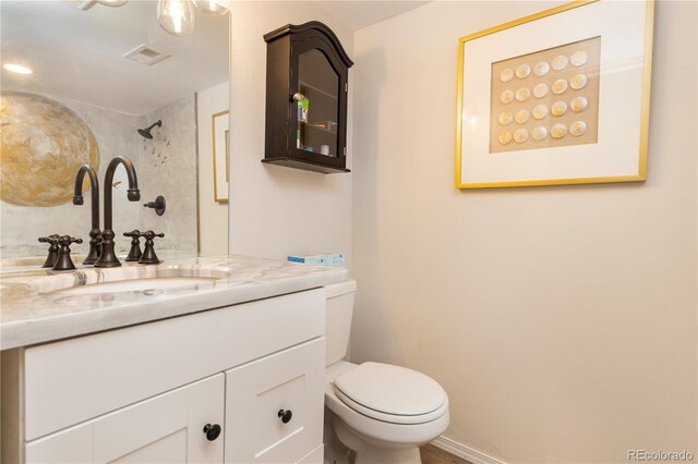 5298 Pony Creek Cir, Colorado Springs, CO 80919 - bathroom featuring vanity and a shower