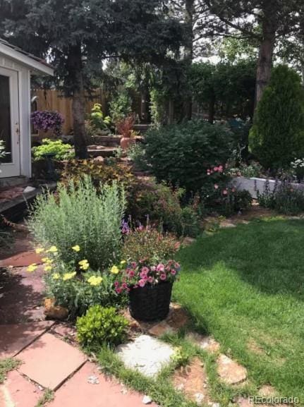 5298 Pony Creek Cir, Colorado Springs, CO 80919 - view of grassy yard