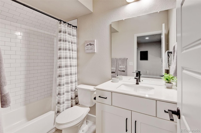 3765 W 88th Ct, Westminster, CO 80031 - bathroom with vanity, toilet, and shower / bath combo