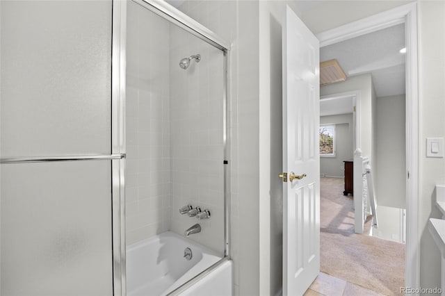 3726 E Nichols Ave, Centennial, CO 80122 - full bathroom featuring bath / shower combo with glass door