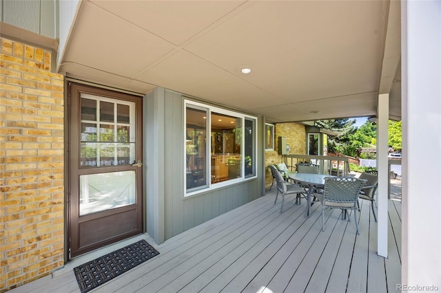 3726 E Nichols Ave, Centennial, CO 80122 - wooden deck with outdoor dining area