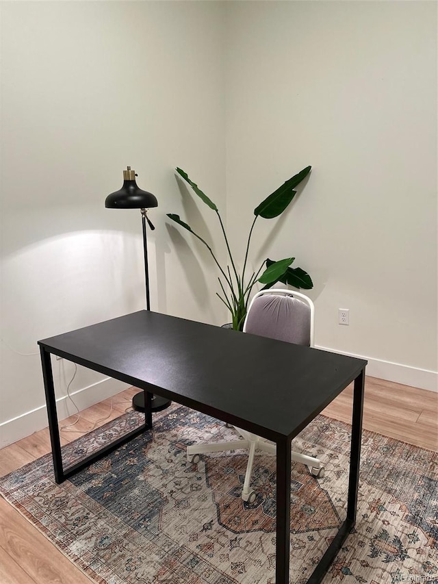 2876 W 53rd Ave Unit 305, Denver, CO 80221 - office with wood finished floors and baseboards