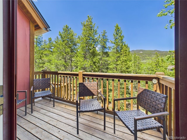 27 Lake Ridge Cir Unit 1842, Dillon, CO 80435 - view of wooden terrace