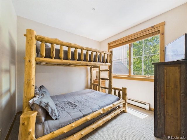 27 Lake Ridge Cir Unit 1842, Dillon, CO 80435 - carpeted bedroom featuring baseboard heating and baseboards