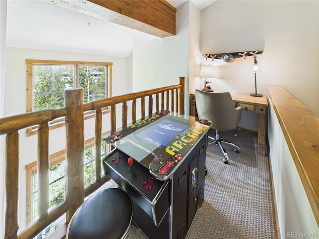 27 Lake Ridge Cir Unit 1842, Dillon, CO 80435 - office with beam ceiling