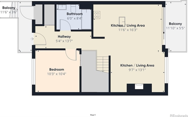27 Lake Ridge Cir Unit 1842, Dillon, CO 80435 - floor plan / room layout