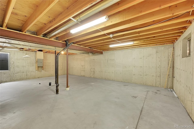 9930 W Progress Pl, Littleton, CO 80123 - unfinished basement featuring electric panel