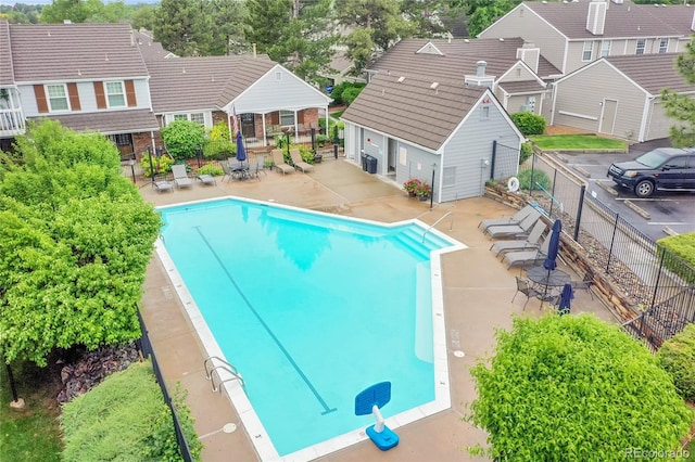 9930 W Progress Pl, Littleton, CO 80123 - community pool with a patio area