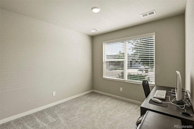 719 S Hoover Ave, Fort Lupton, CO 80621 - office area featuring light colored carpet and baseboards