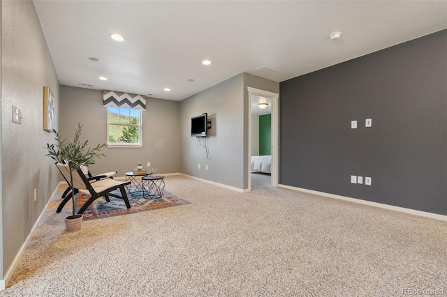 19067 W 57th Dr, Golden, CO 80403 - living area with carpet floors and recessed lighting