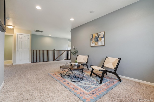 19067 W 57th Dr, Golden, CO 80403 - sitting room featuring carpet and recessed lighting