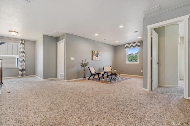 19067 W 57th Dr, Golden, CO 80403 - sitting room with carpet flooring and recessed lighting