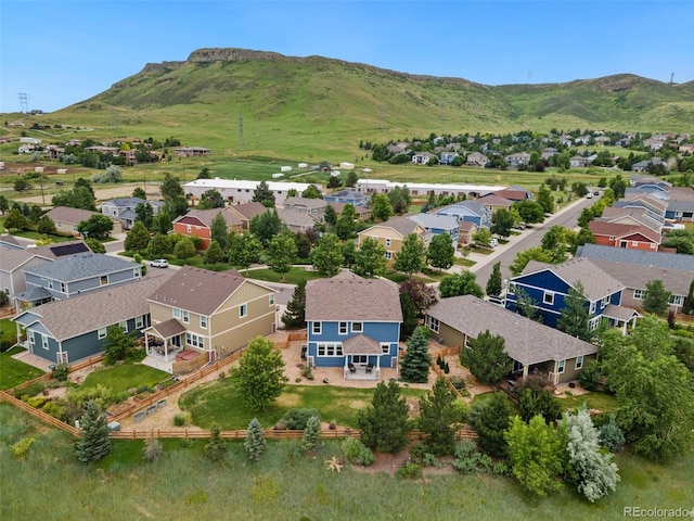 19067 W 57th Dr, Golden, CO 80403 - aerial perspective of suburban area featuring a mountain backdrop