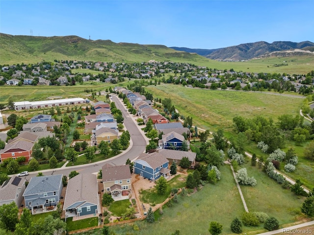 19067 W 57th Dr, Golden, CO 80403 - aerial perspective of suburban area featuring mountains