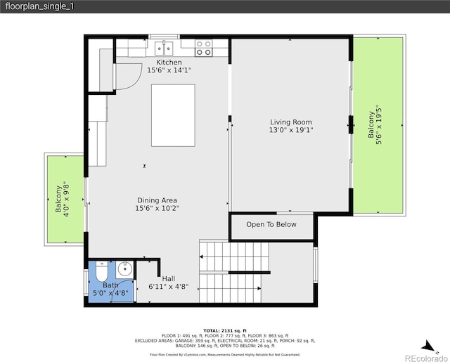 4072 N Rome St, Aurora, CO 80019 - view of property floor plan