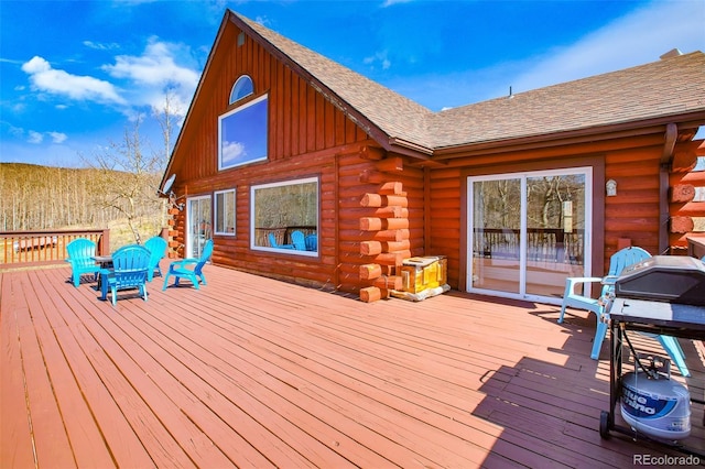 82 Sheep Ridge Rd, Fairplay, CO 80440 - view of wooden terrace
