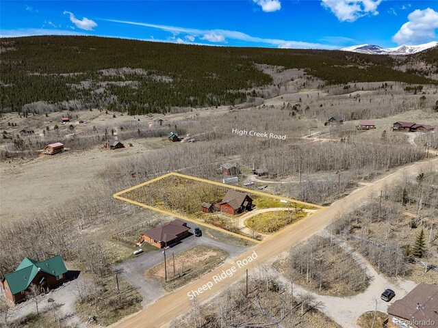 82 Sheep Ridge Rd, Fairplay, CO 80440 - view of rural area featuring property boundaries highlighted and mountains