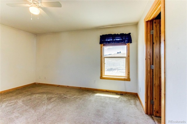 2177 County Road 341, Westcliffe, CO 81252 - spare room with carpet, baseboards, and ceiling fan