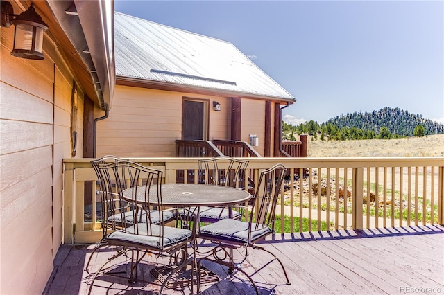 2177 County Road 341, Westcliffe, CO 81252 - view of wooden deck