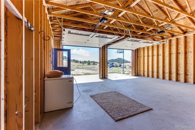 2177 County Road 341, Westcliffe, CO 81252 - garage with fridge