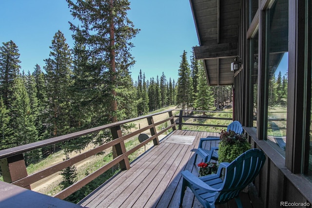 135 Nugget Ln, Alma, CO 80420 - view of deck