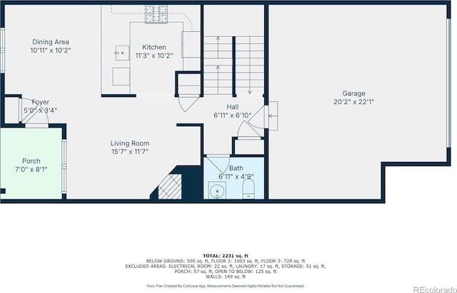 12743 W Bowles Pl, Littleton, CO 80127 - home floor plan