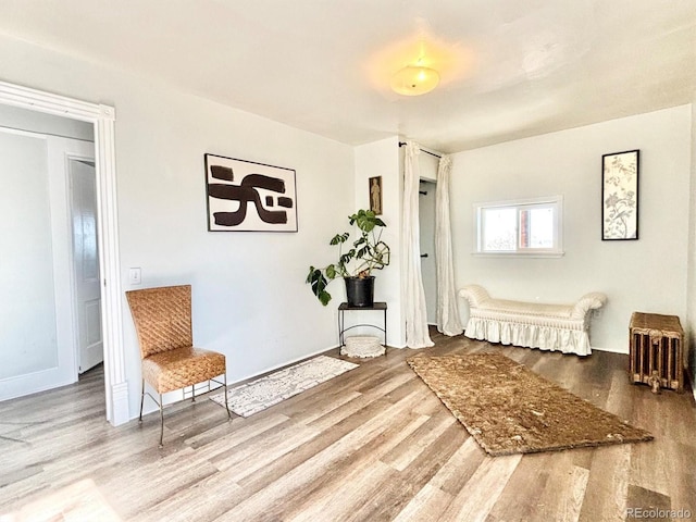 3 S Newton St, Denver, CO 80219 - sitting room featuring wood finished floors and baseboards
